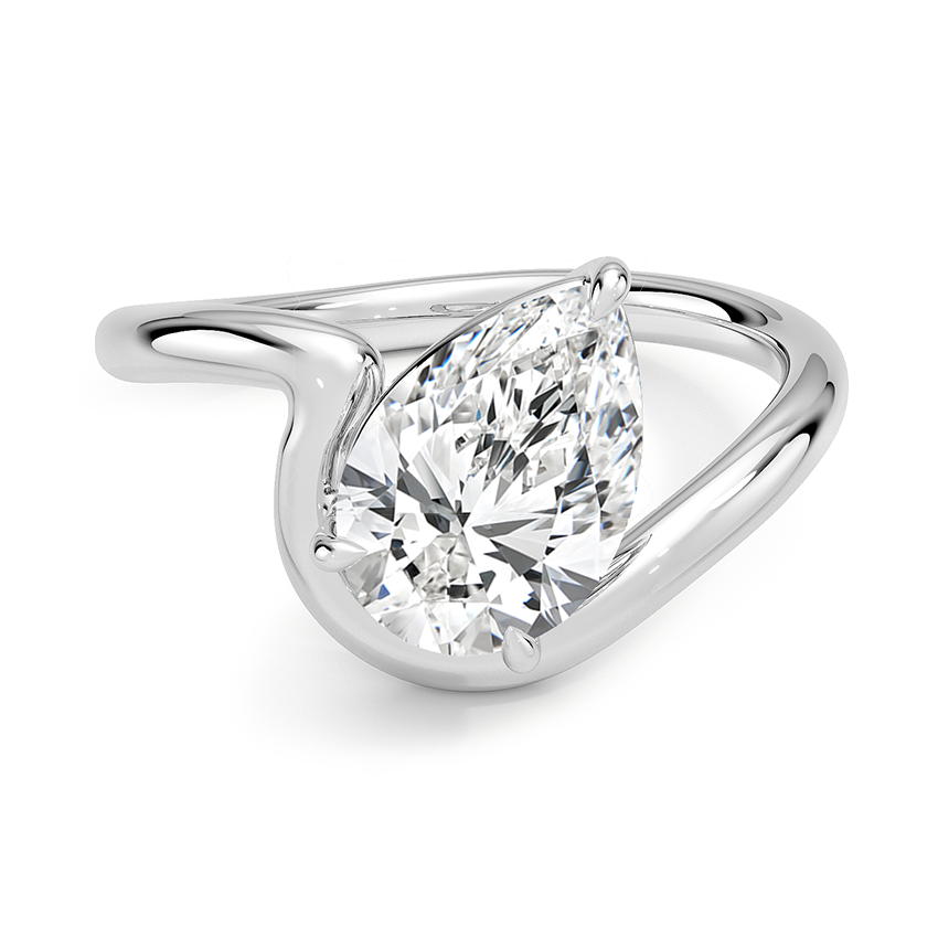 Aire Solitaire Ring