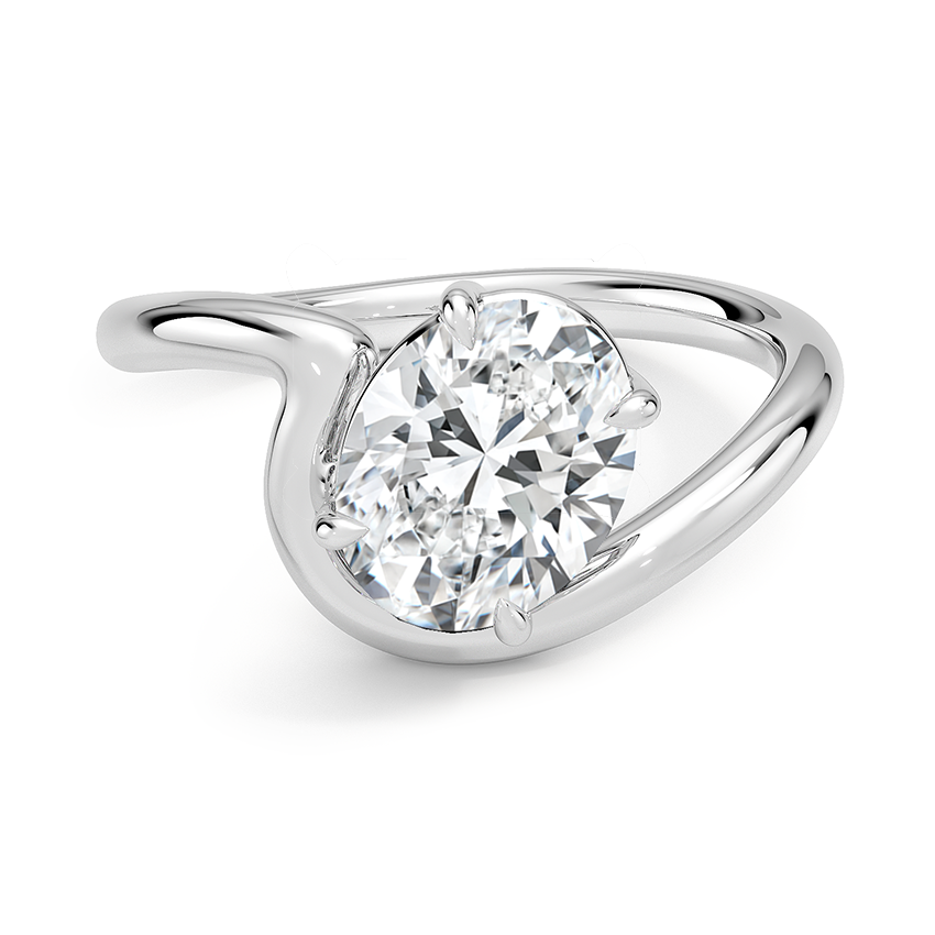 Aire Solitaire Ring