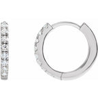 Pavé Huggies Diamond Pave Huggie Earrings
