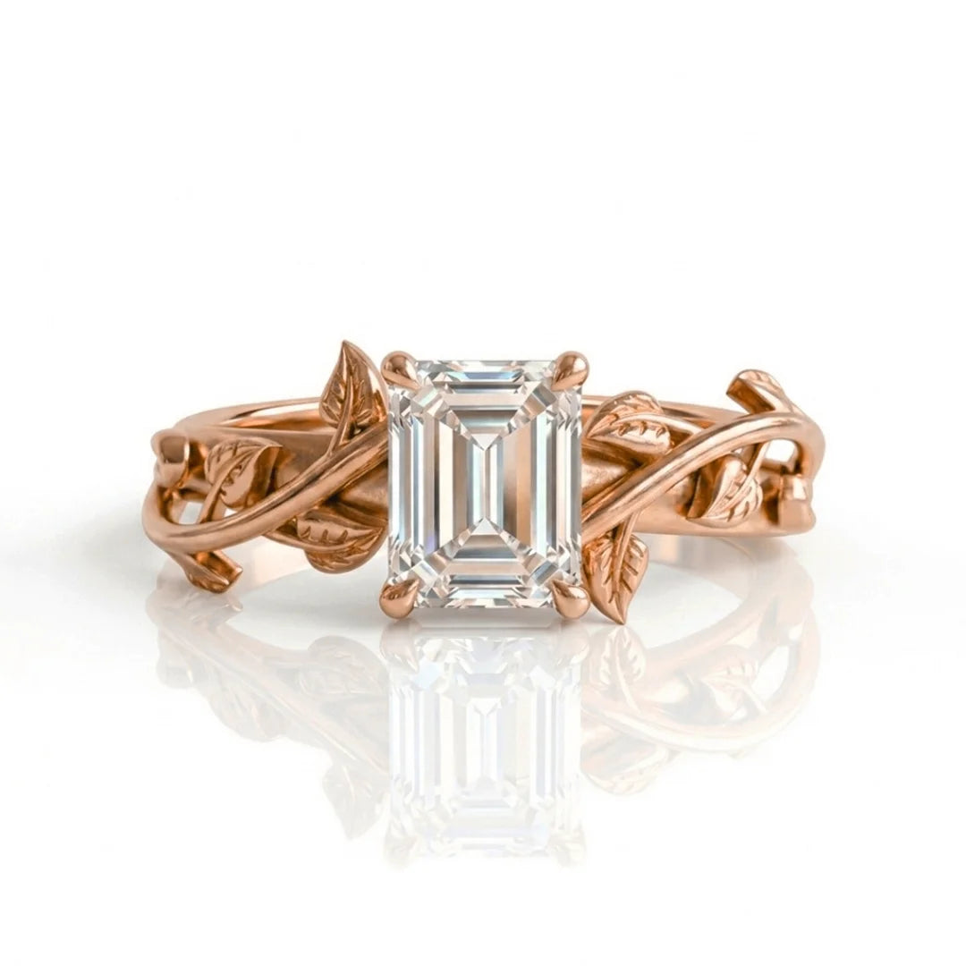 Wildflower Vine Engagement Ring