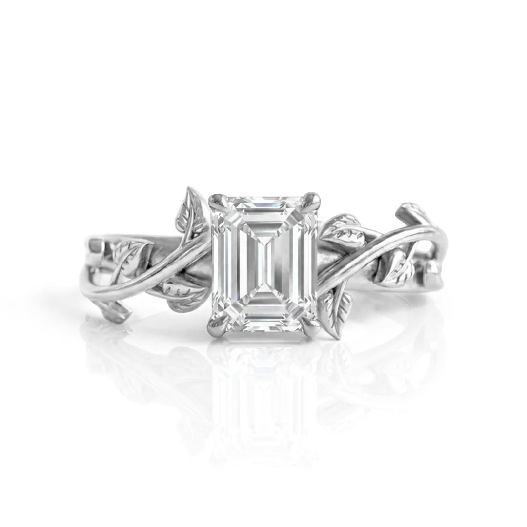Wildflower Vine Engagement Ring