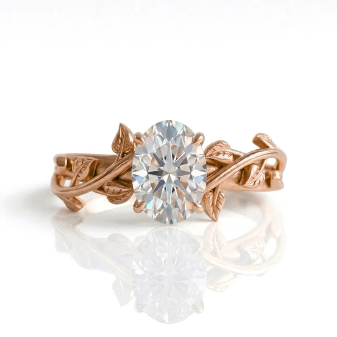 Wildflower Vine Engagement Ring