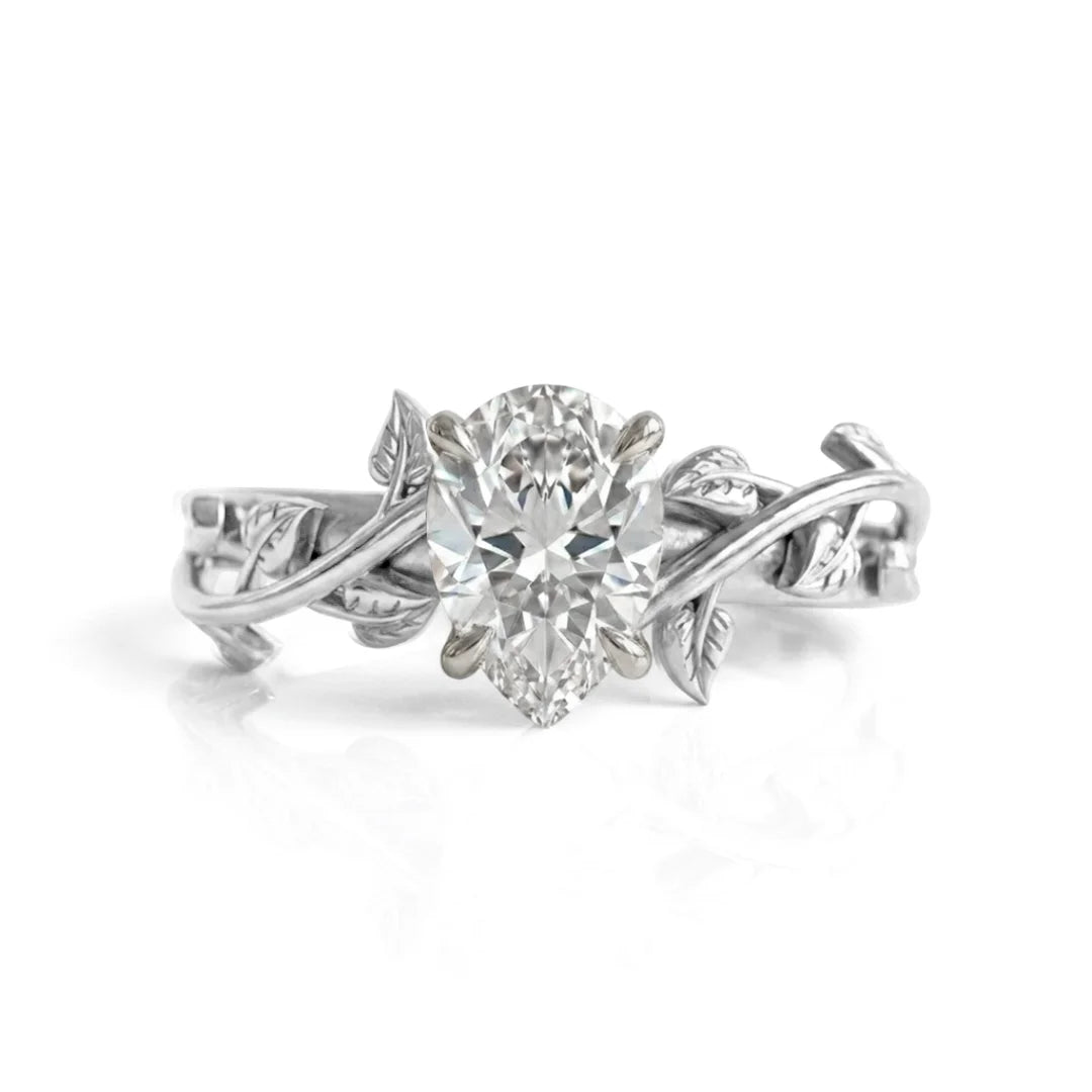 Wildflower Vine Engagement Ring