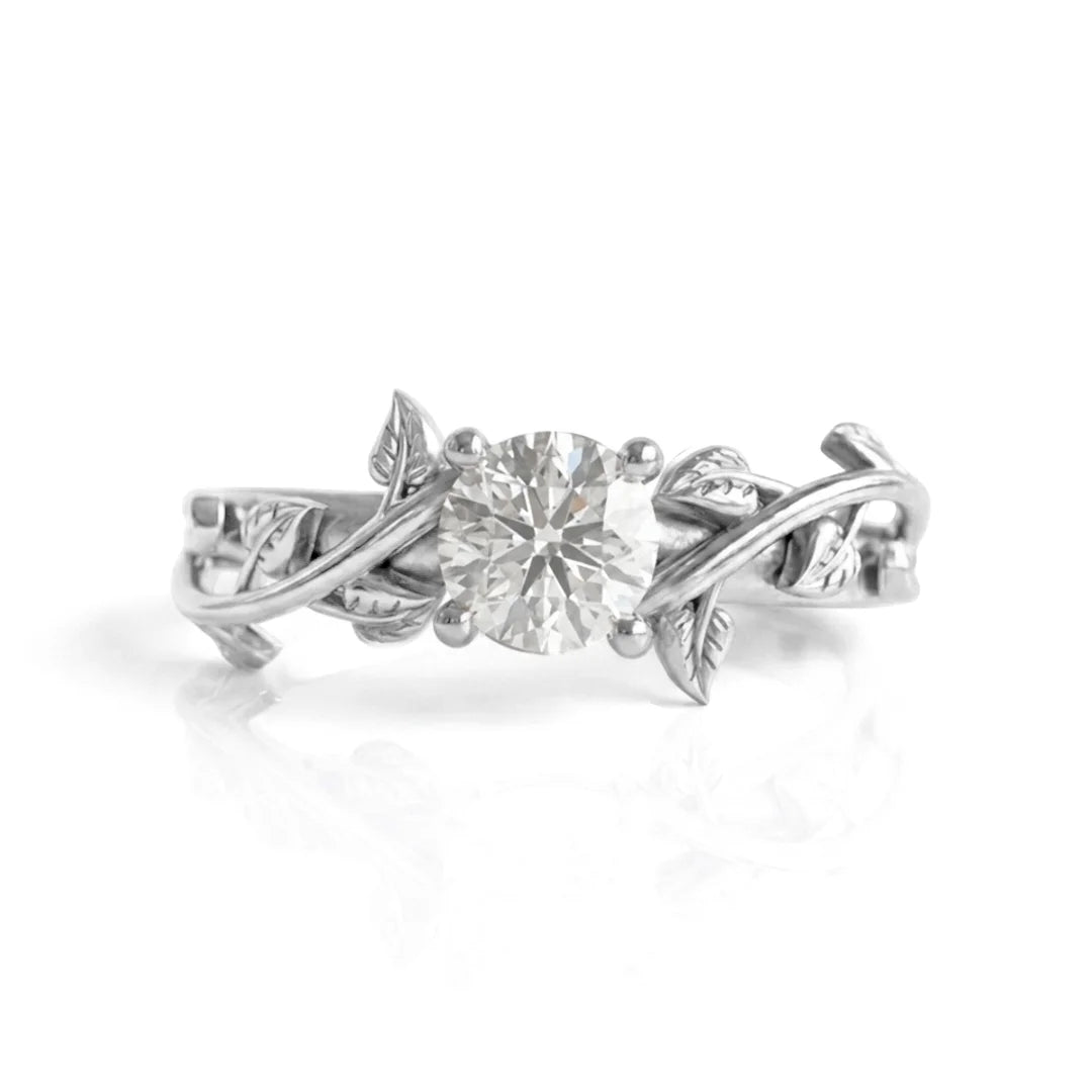 Wildflower Vine Engagement Ring