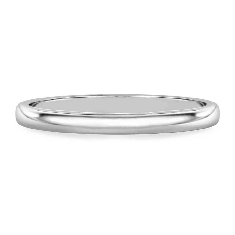 Asha Band Women's 2mm Comfort-Fit Wedding Band