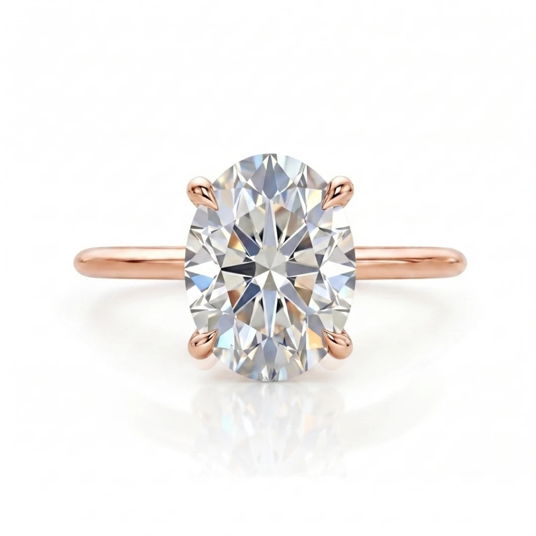 Classic Marquise Diamond Solitaire Ring