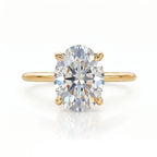 Classic Marquise Diamond Solitaire Ring