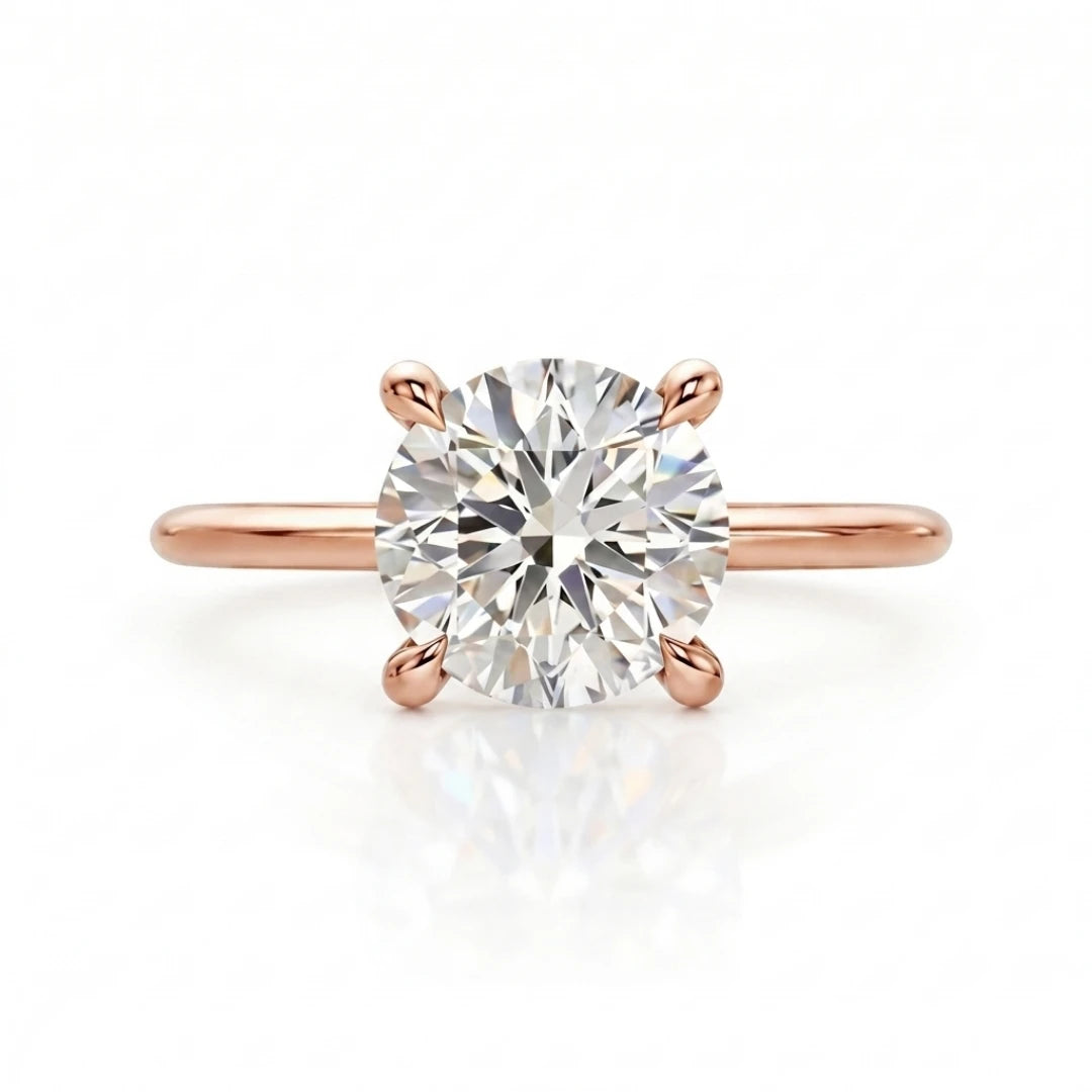 Classic Marquise Diamond Solitaire Ring