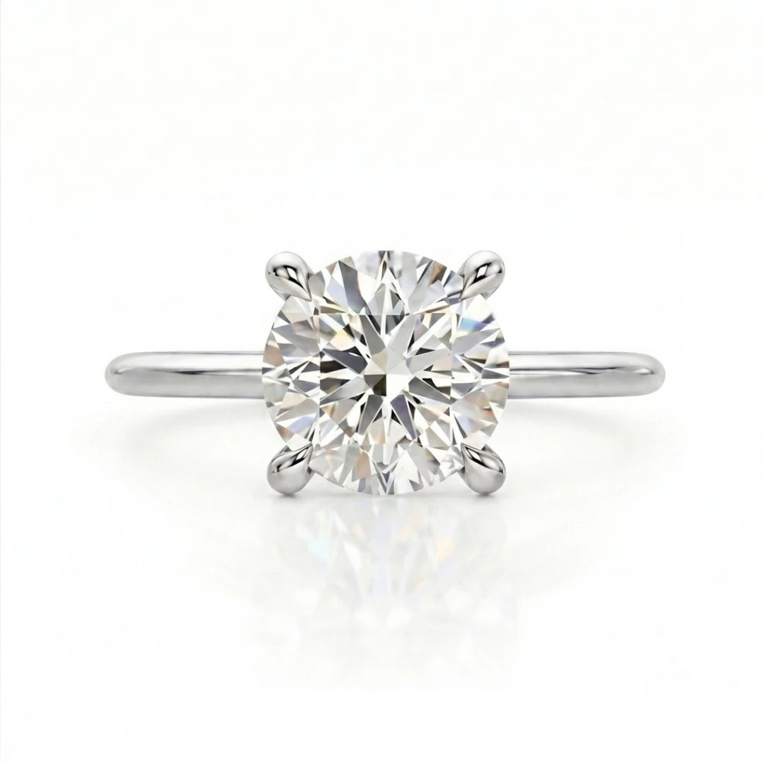 Classic Marquise Diamond Solitaire Ring