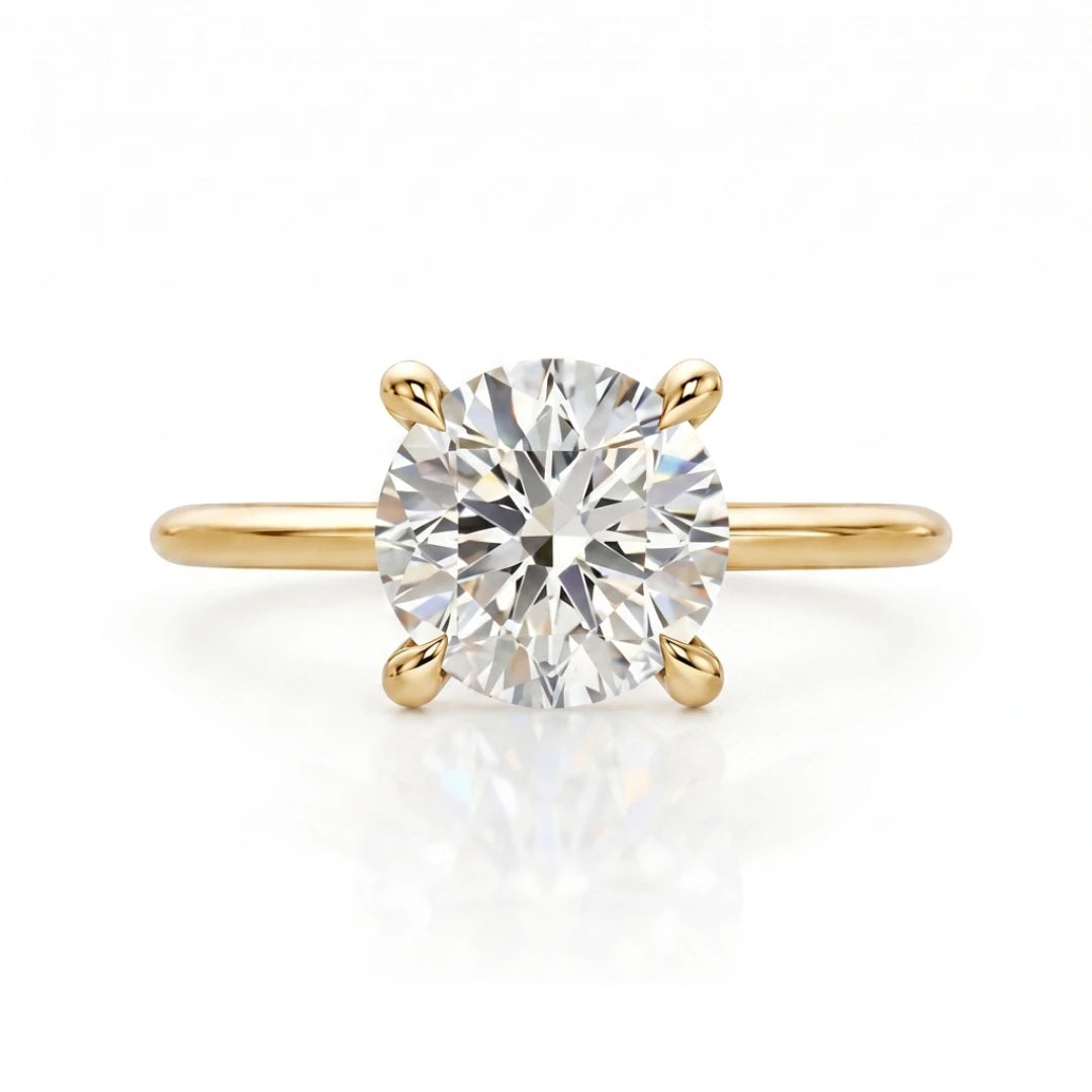 Classic Marquise Diamond Solitaire Ring