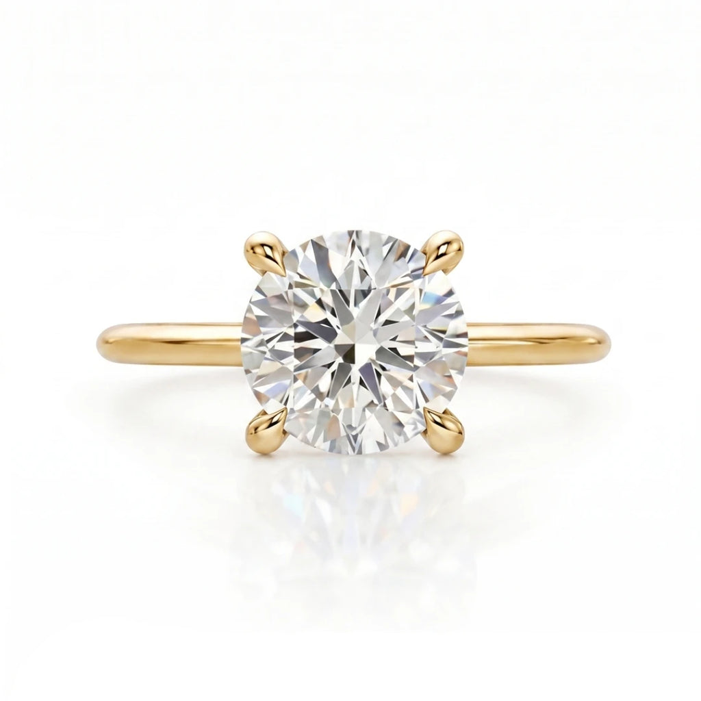 Classic Marquise Diamond Solitaire Ring