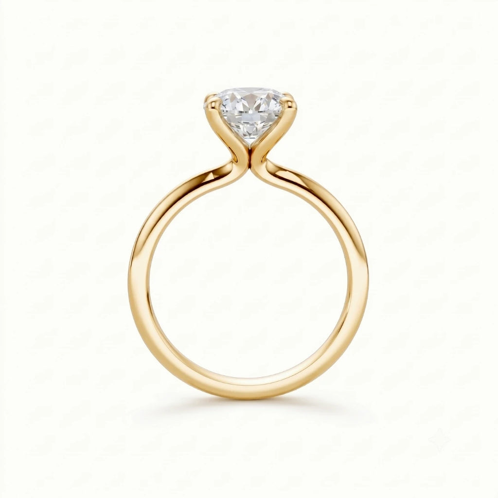 Classic Marquise Diamond Solitaire Ring