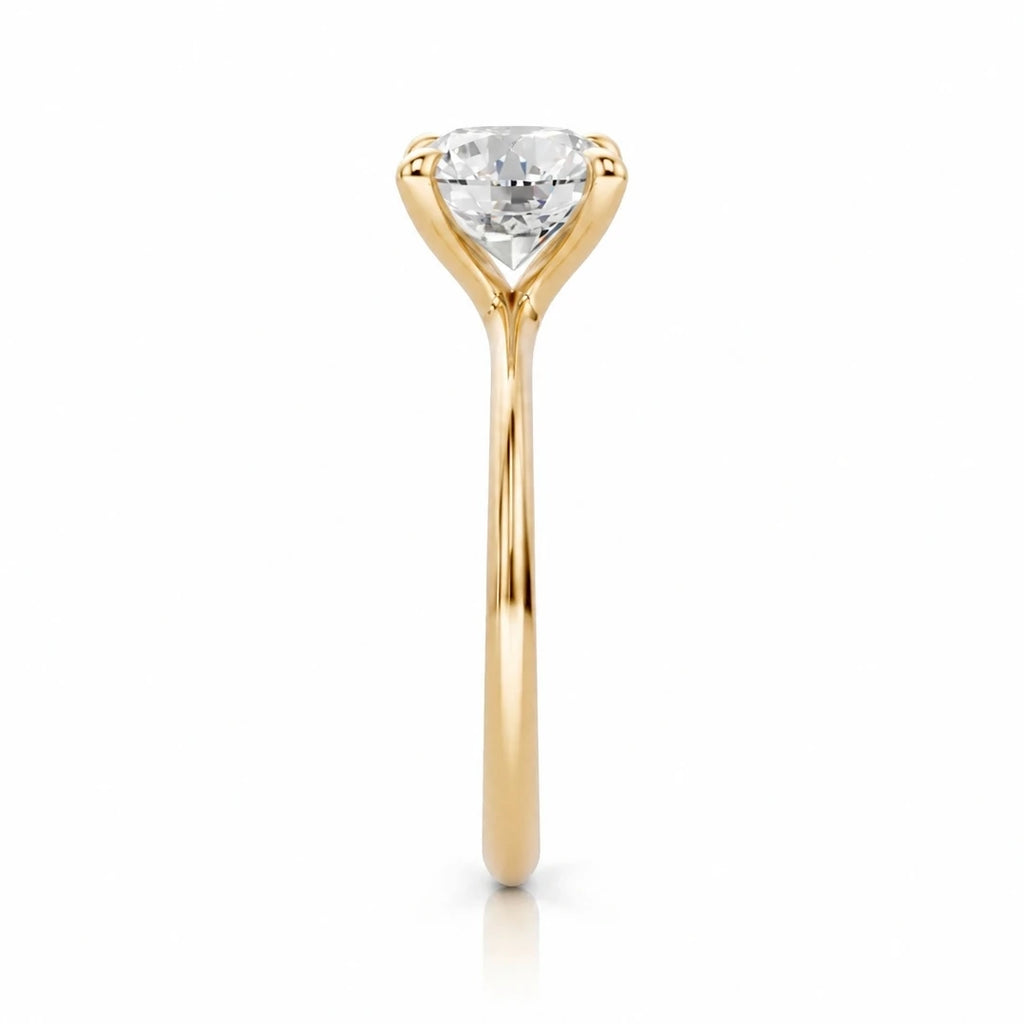 Classic Marquise Diamond Solitaire Ring