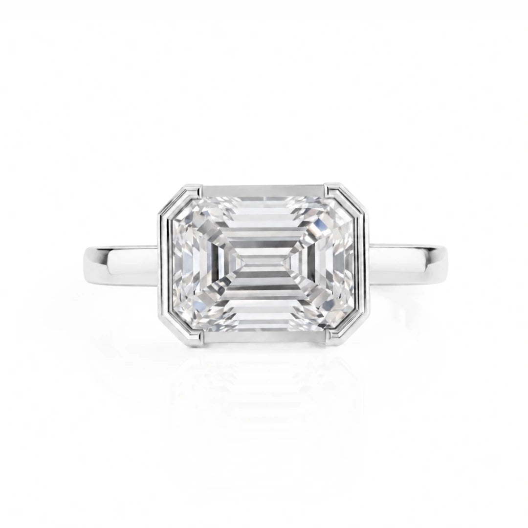 Classic Pavé Halo Diamond Engagement Ring