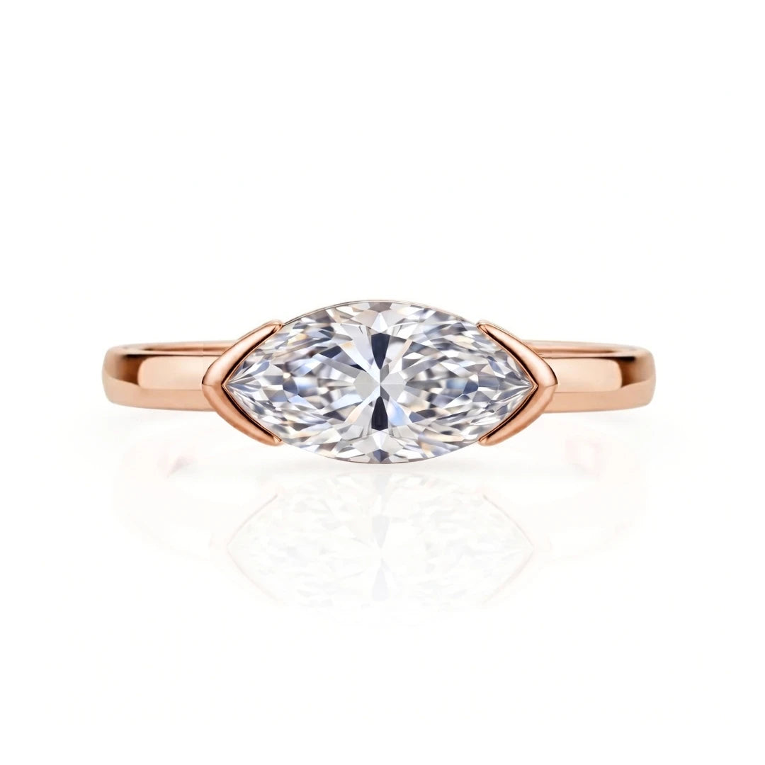 Classic Pavé Halo Diamond Engagement Ring