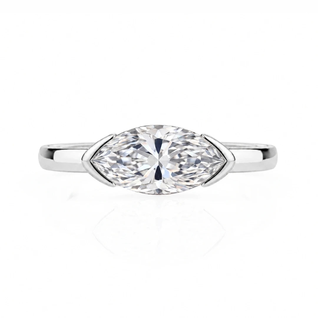 Classic Pavé Halo Diamond Engagement Ring