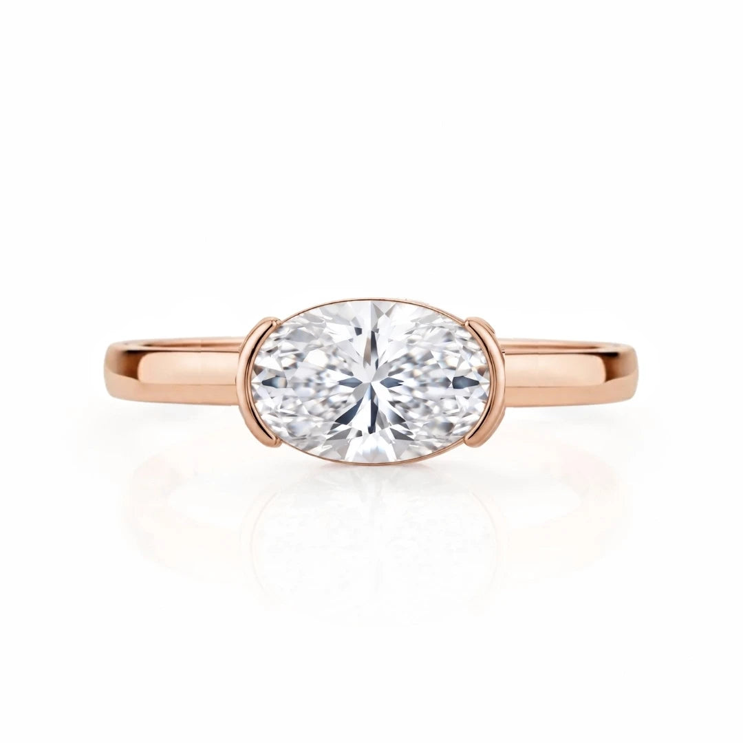 Classic Pavé Halo Diamond Engagement Ring