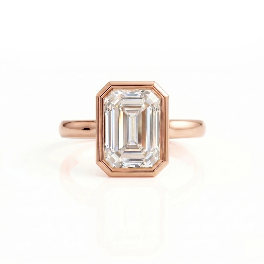 Classic Bezel Diamond Solitaire Ring