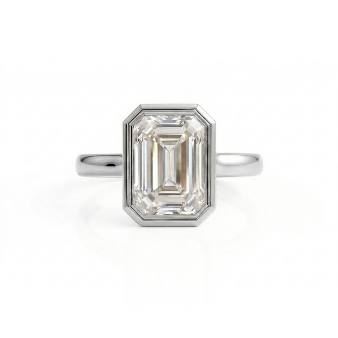 Classic Bezel Diamond Solitaire Ring