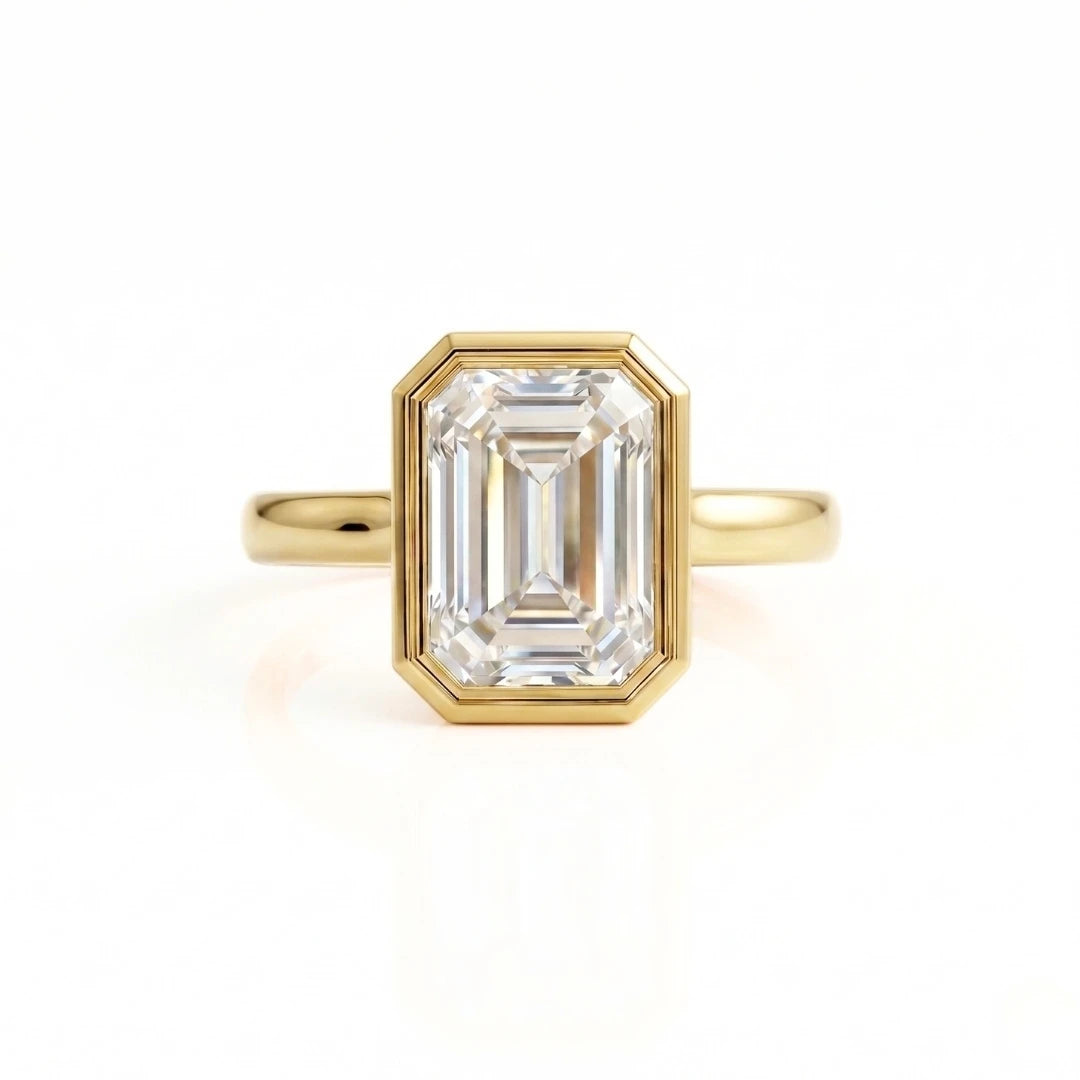 Classic Bezel Diamond Solitaire Ring