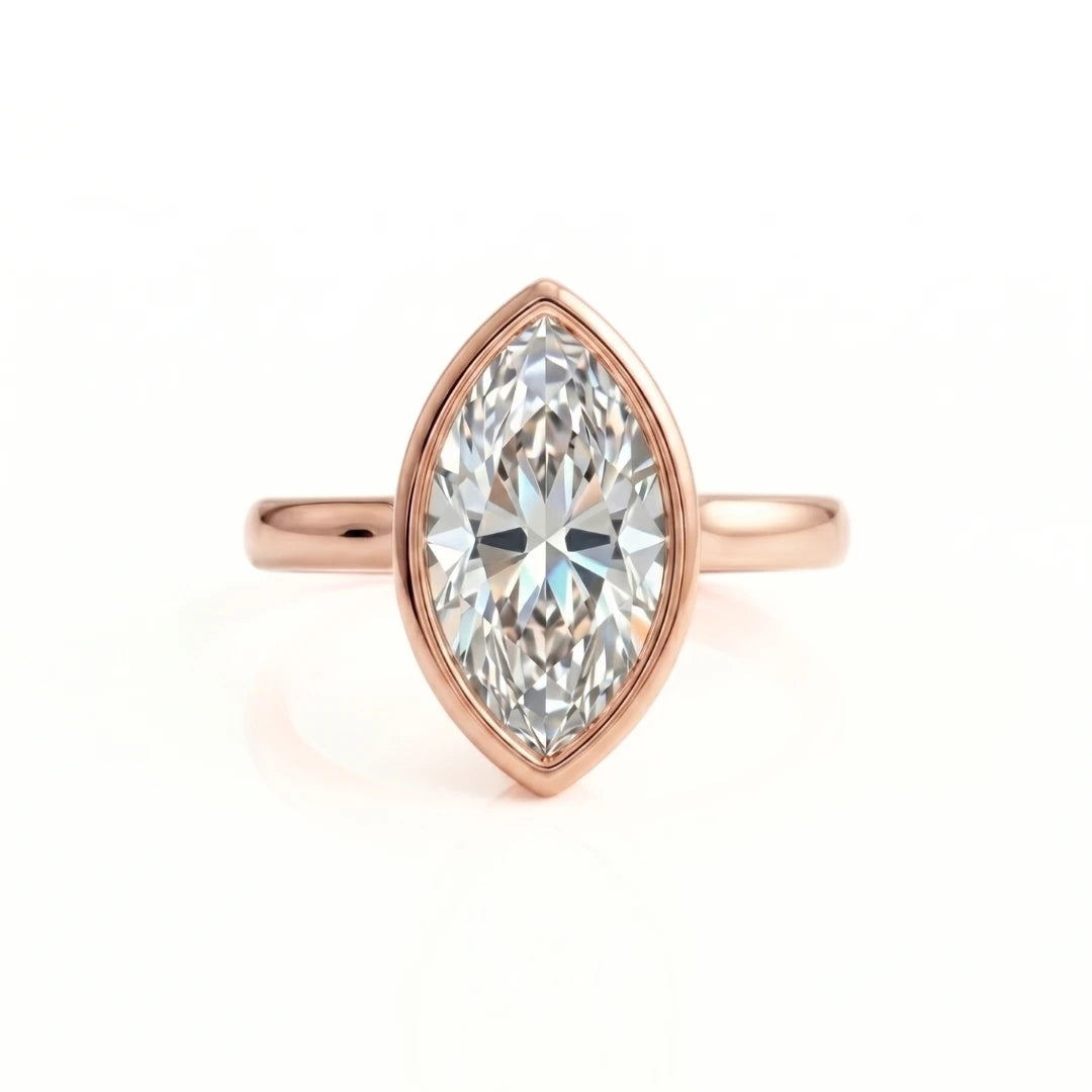 Classic Bezel Diamond Solitaire Ring
