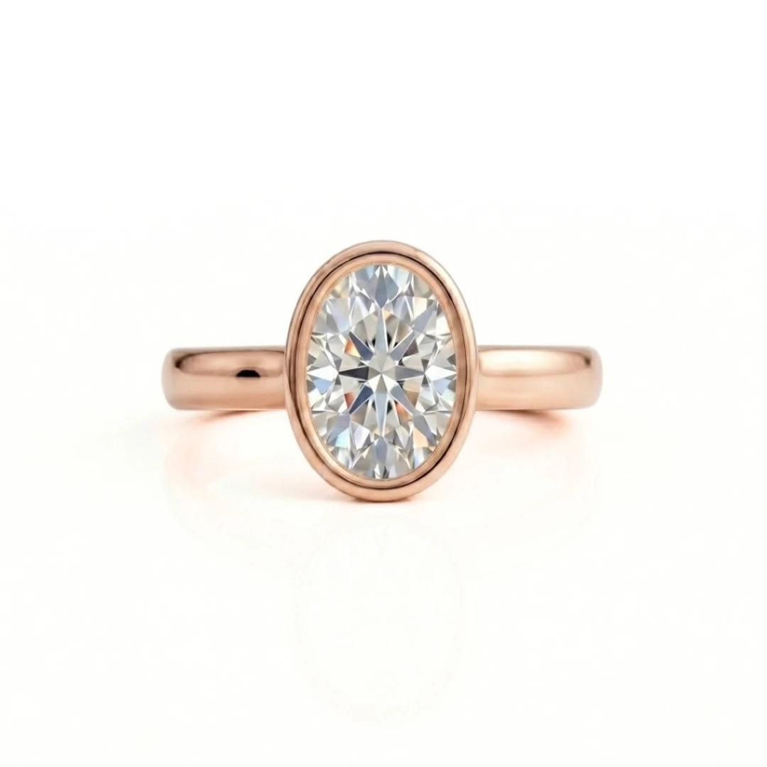 Classic Bezel Diamond Solitaire Ring