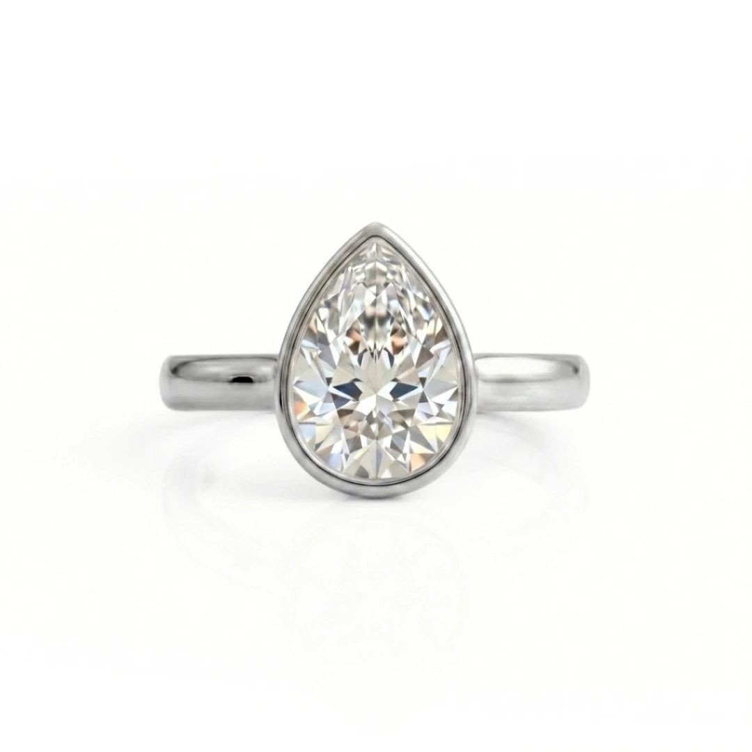 Classic Bezel Diamond Solitaire Ring