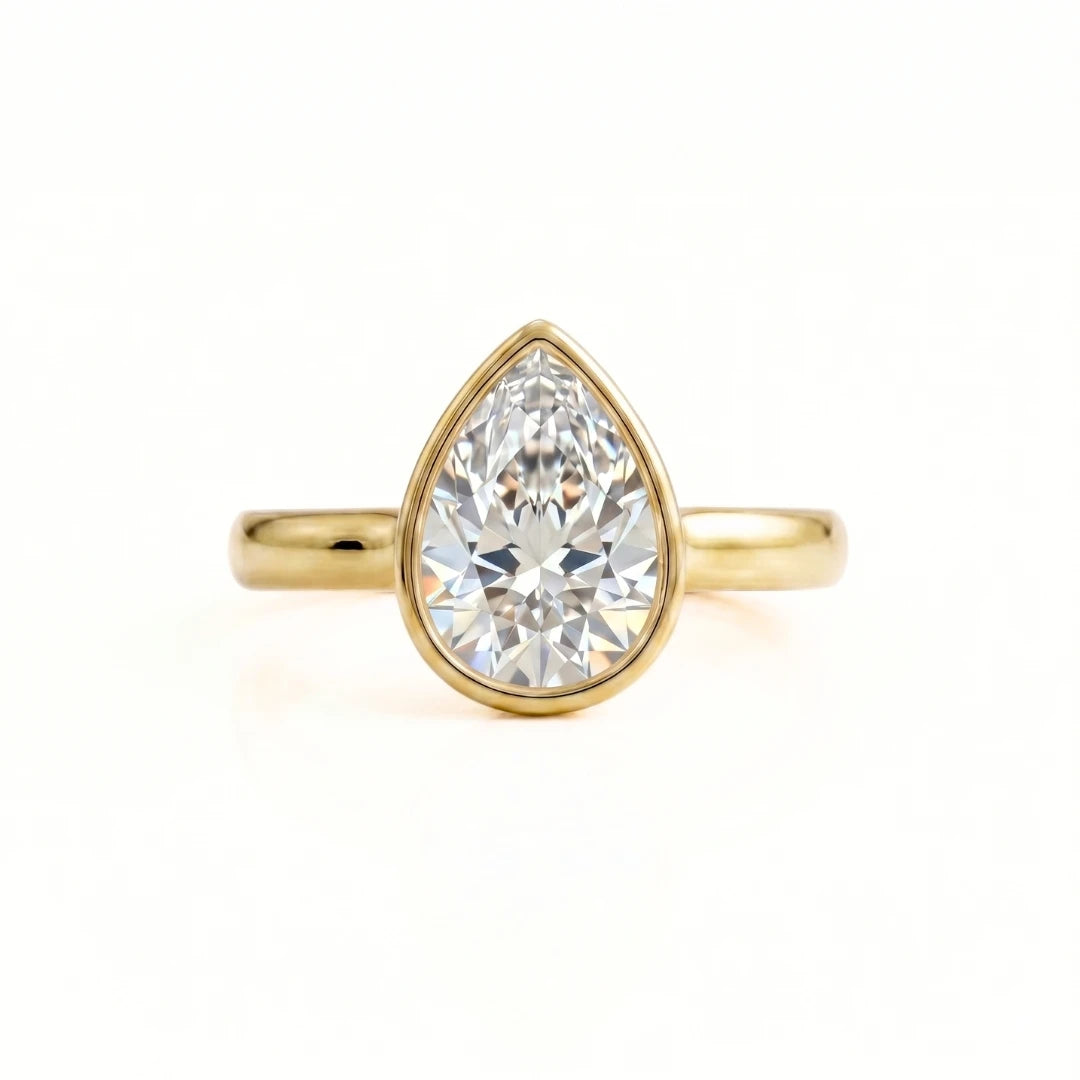 Classic Bezel Diamond Solitaire Ring