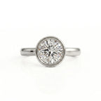 Classic Bezel Diamond Solitaire Ring