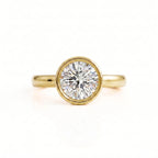 Classic Bezel Diamond Solitaire Ring