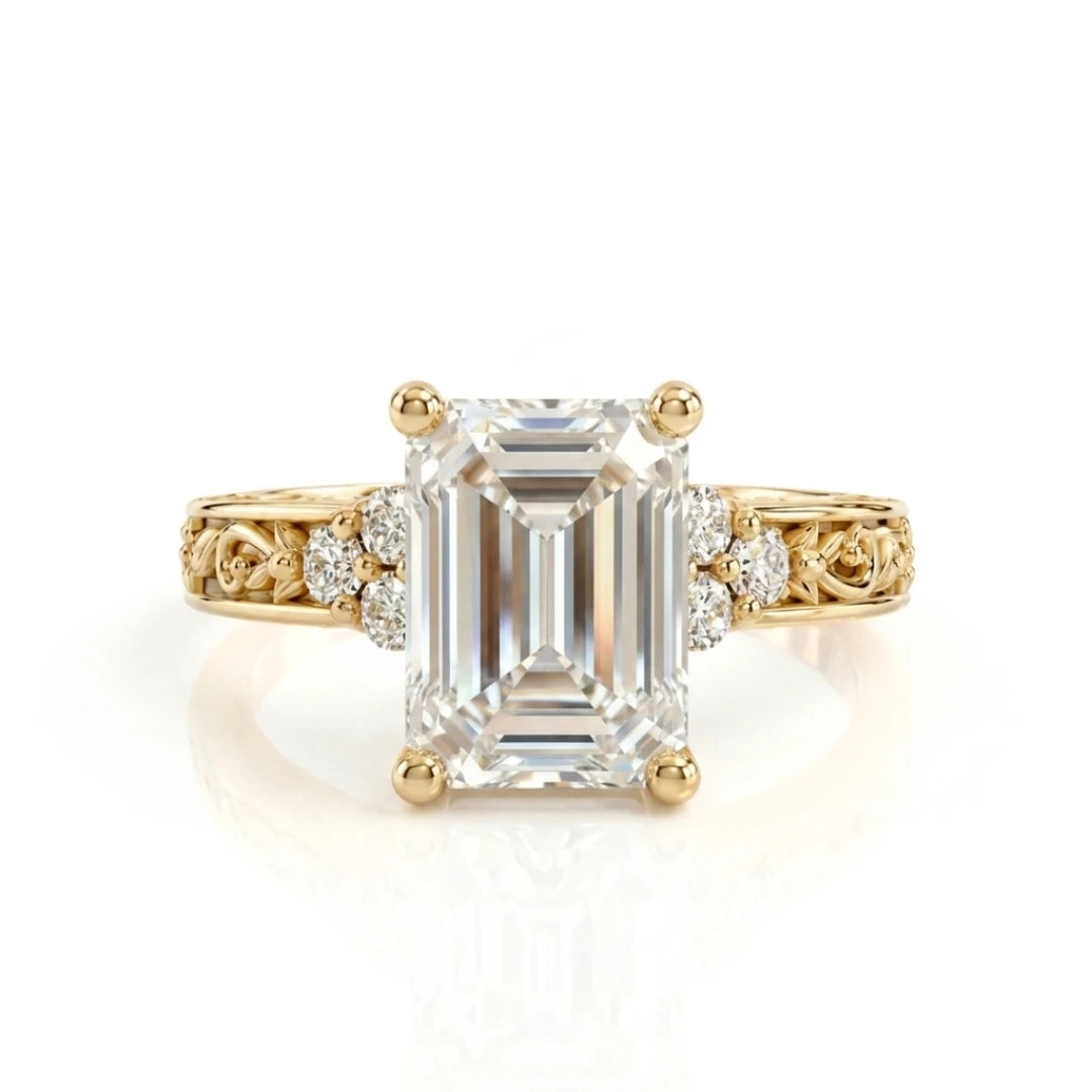 Classic Vintage Diamond Engagement Ring