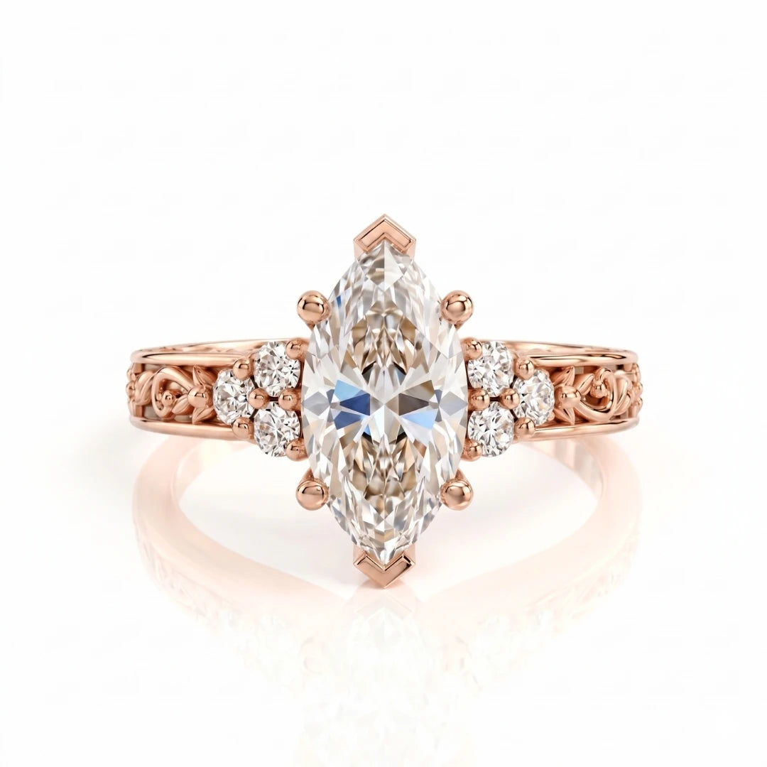 Classic Vintage Diamond Engagement Ring