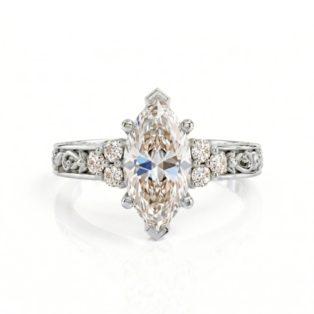 Classic Vintage Diamond Engagement Ring