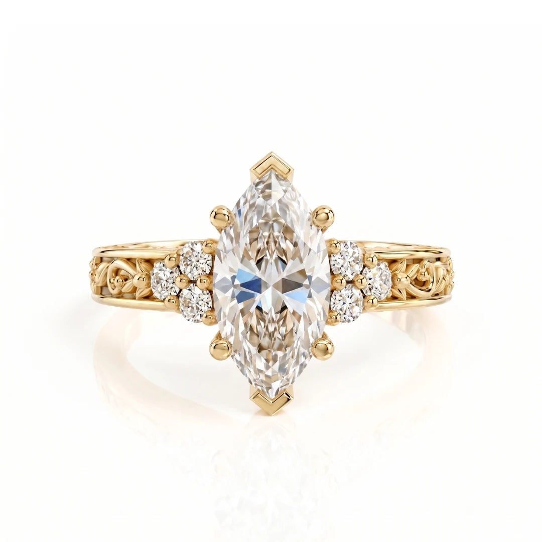 Classic Vintage Diamond Engagement Ring