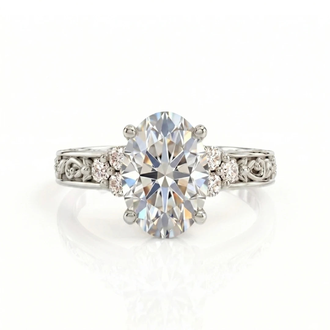 Classic Vintage Diamond Engagement Ring