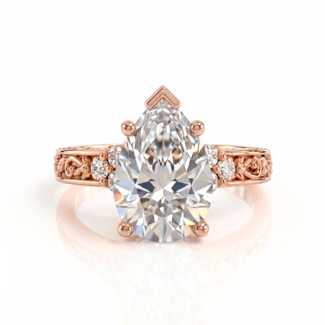Classic Vintage Diamond Engagement Ring