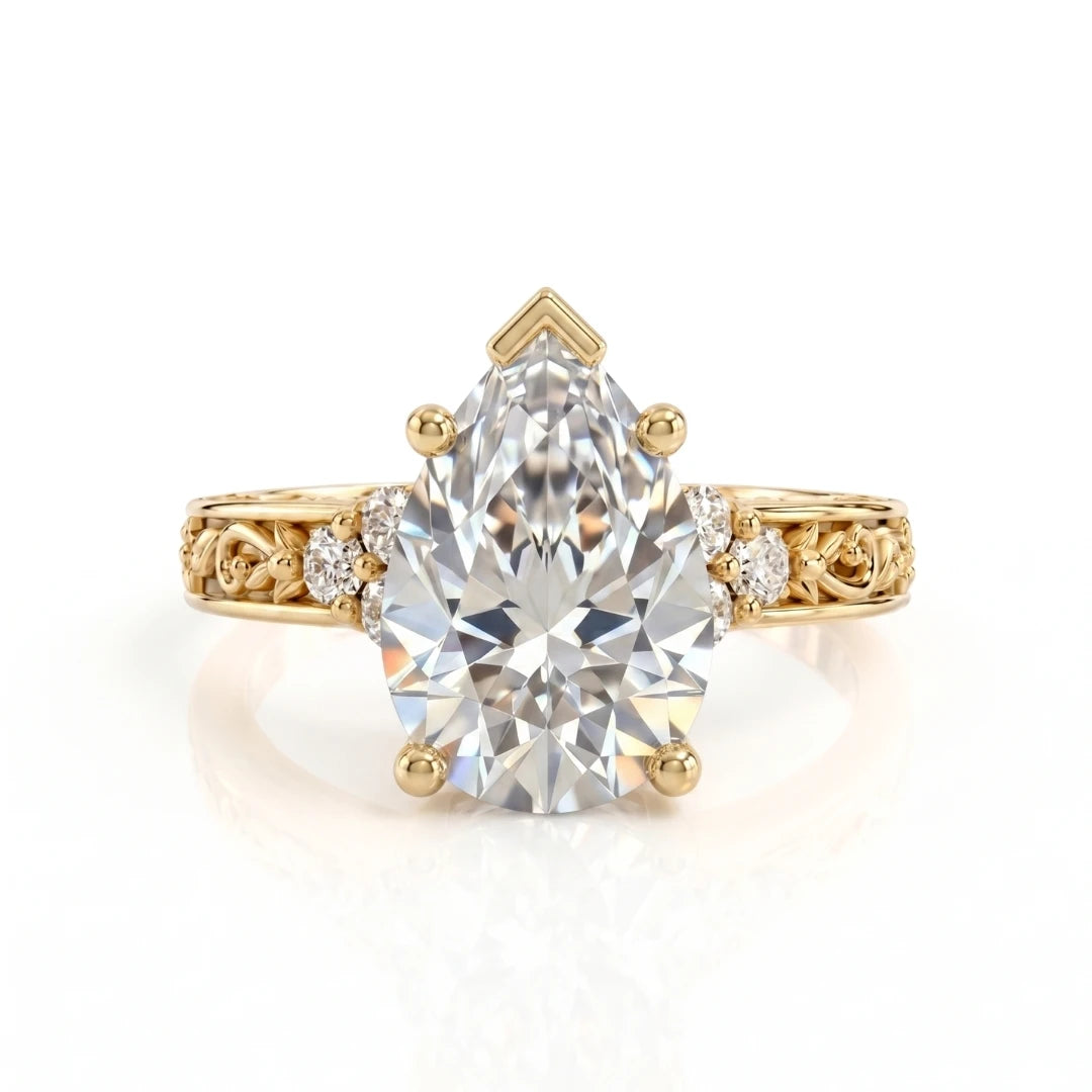 Classic Vintage Diamond Engagement Ring