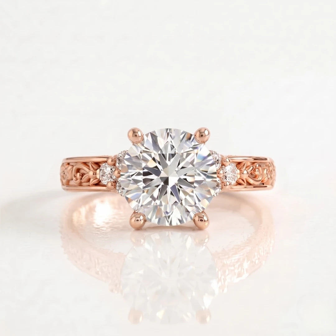 Classic Vintage Diamond Engagement Ring