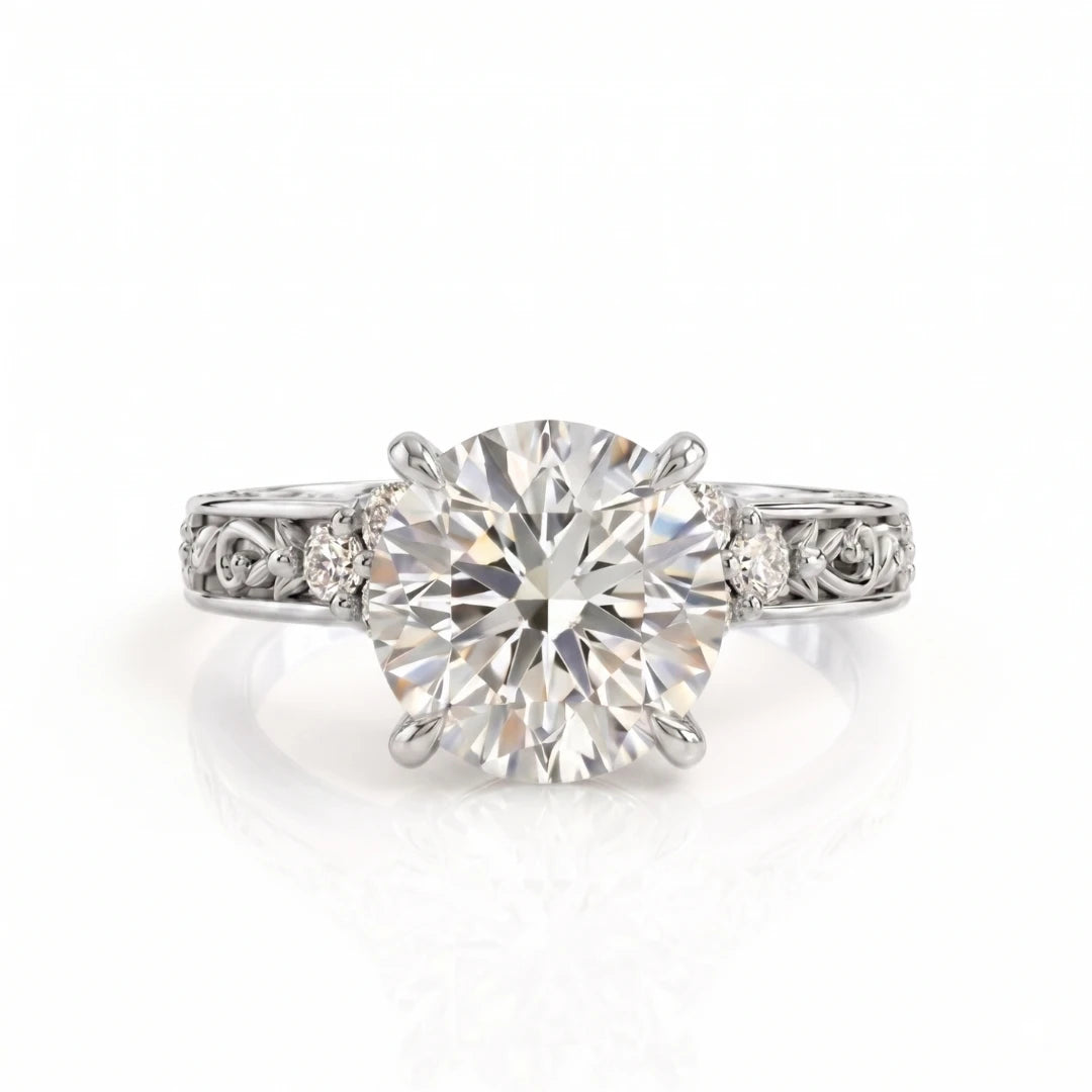 Classic Vintage Diamond Engagement Ring