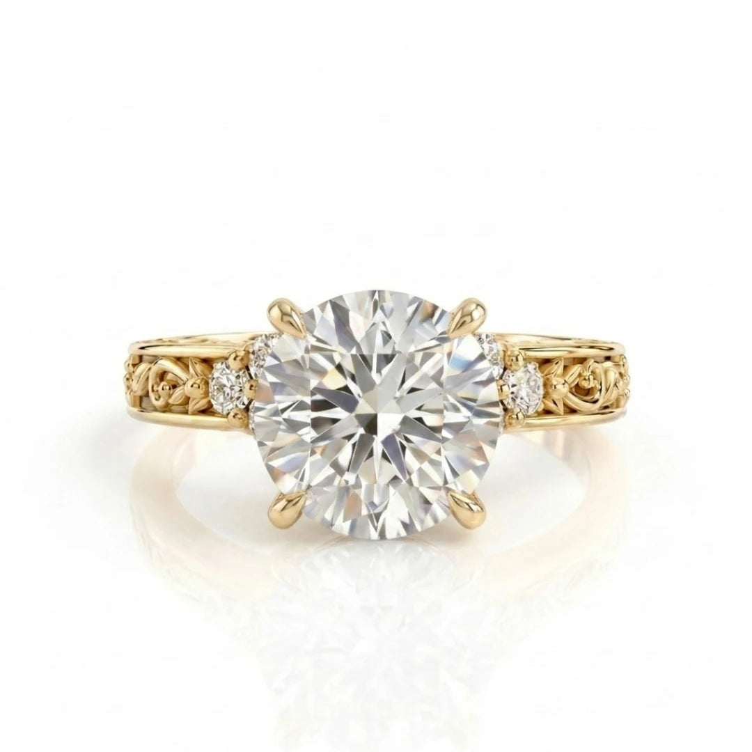 Classic Vintage Diamond Engagement Ring