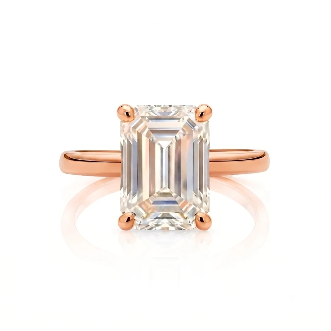 Classic Four-Prong Diamond Solitaire Ring