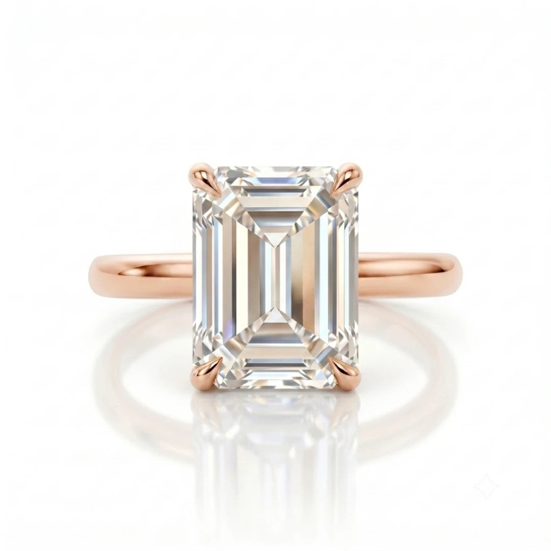 Timeless Oval Diamond Solitaire Ring