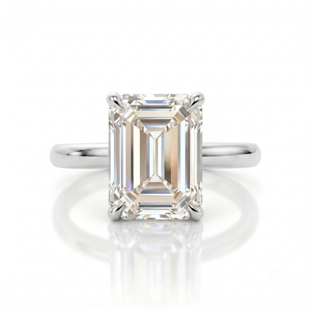 Timeless Oval Diamond Solitaire Ring