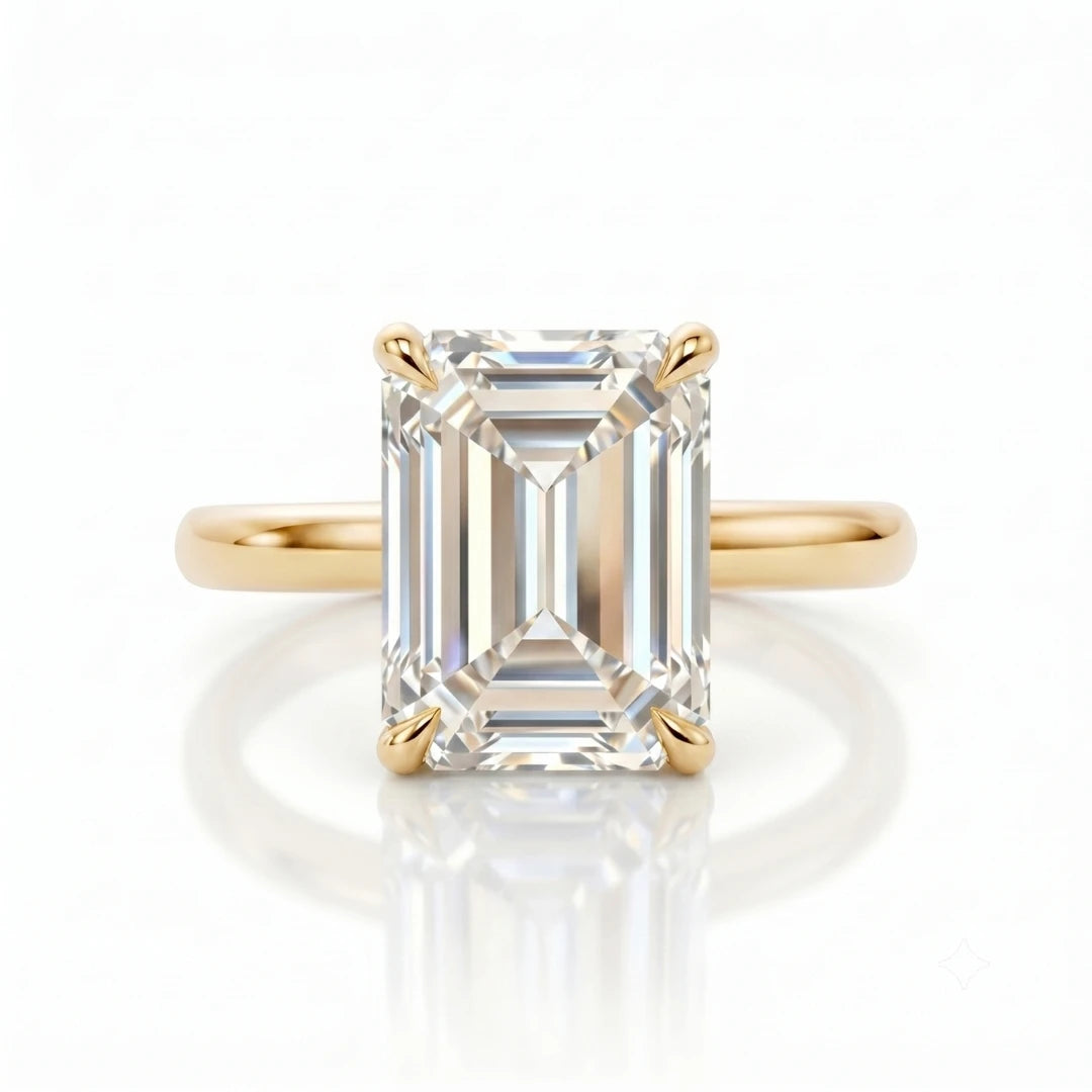 Timeless Oval Diamond Solitaire Ring