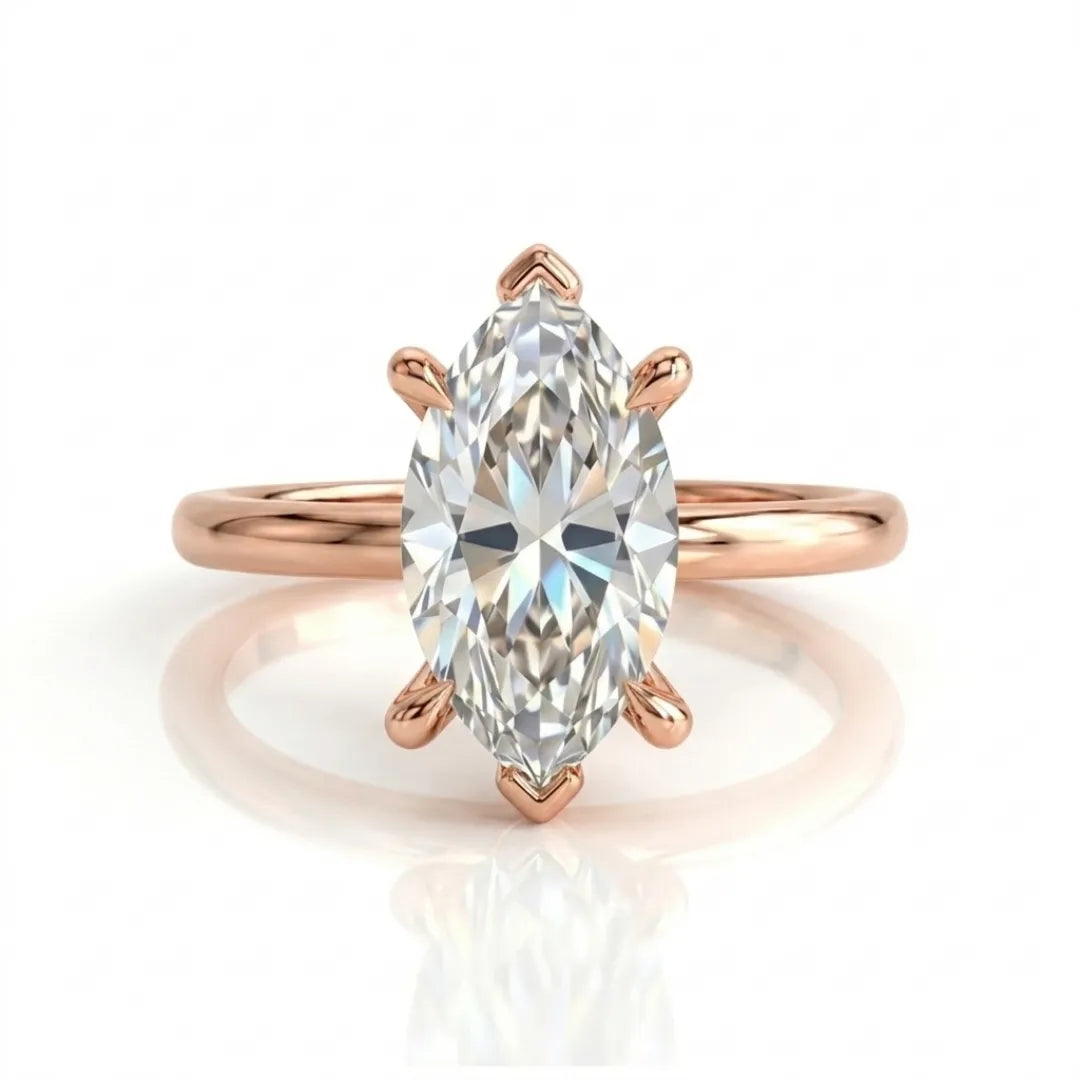 Trellis Claw Solitaire Ring