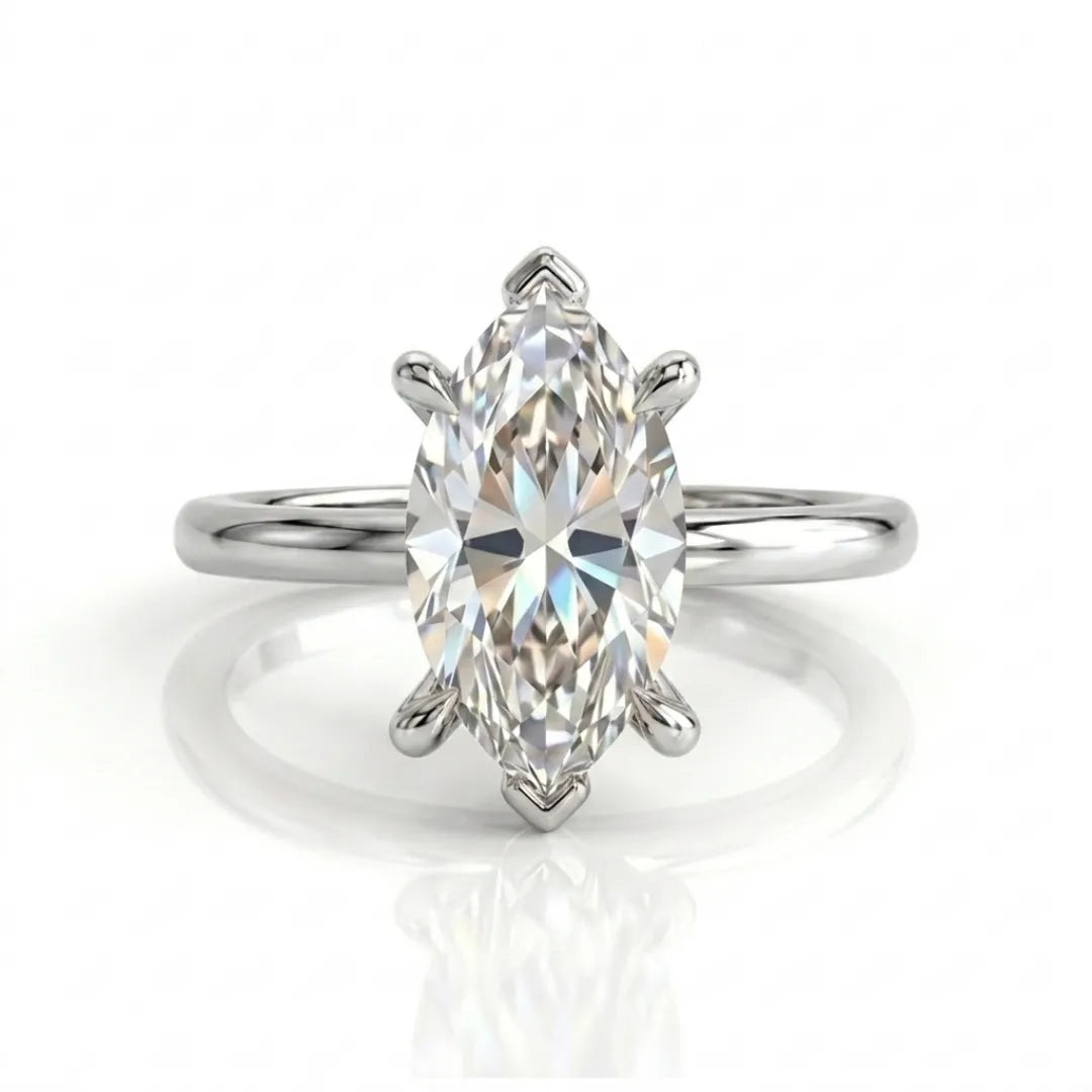 Trellis Claw Solitaire Ring
