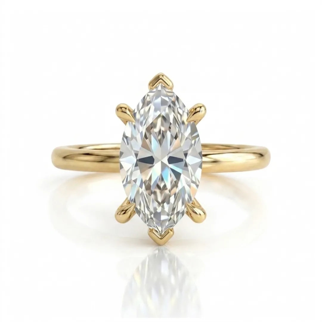 Trellis Claw Solitaire Ring