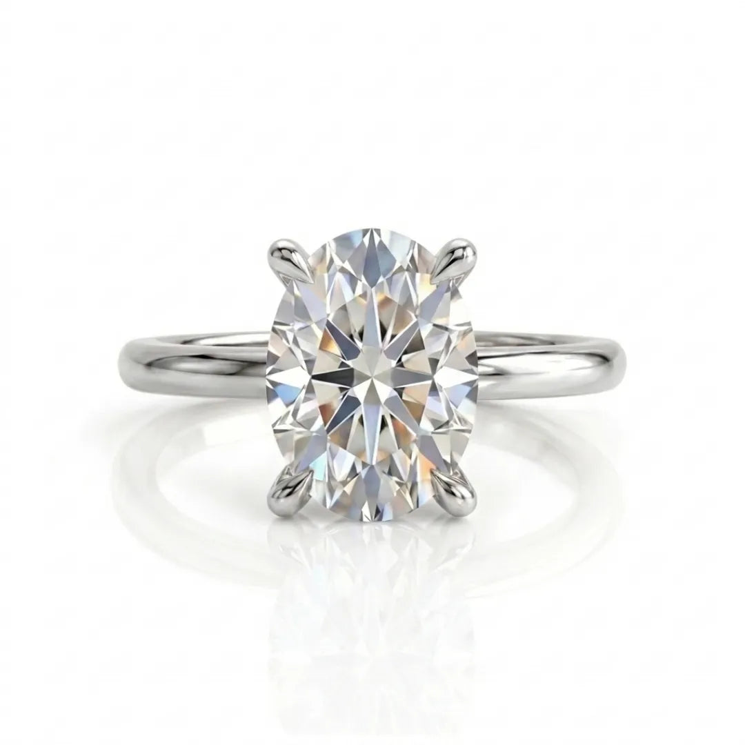 Trellis Claw Solitaire Ring