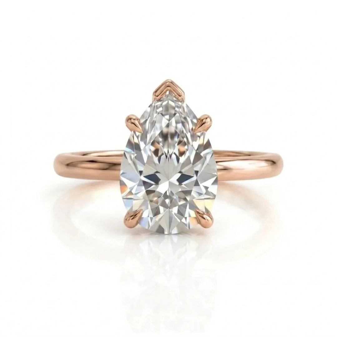 Trellis Claw Solitaire Ring