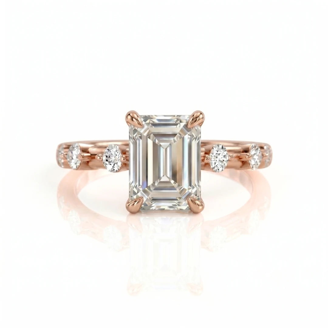 Classic Diamond Accent Engagement Ring